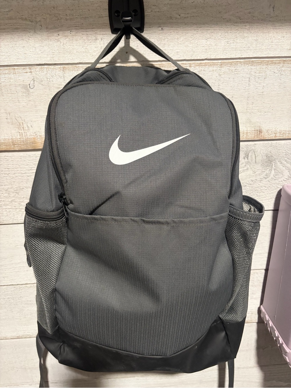 Nike Black and Gray Backpack